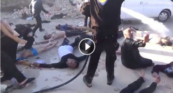 Regardez…une nouvelle scène produite par les Casques blancs pour faire croire au monde que…