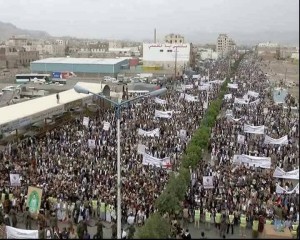 Des centaines de milliers de yéménites sont descendus dans les rues en disant non au terrorisme américain5
