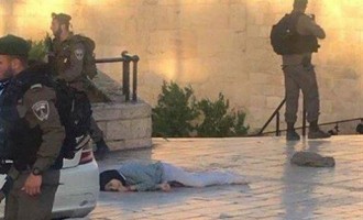 Les sauvages soldats de l’occupation sioniste abattent une jeune Palestinienne de 16 ans !!!