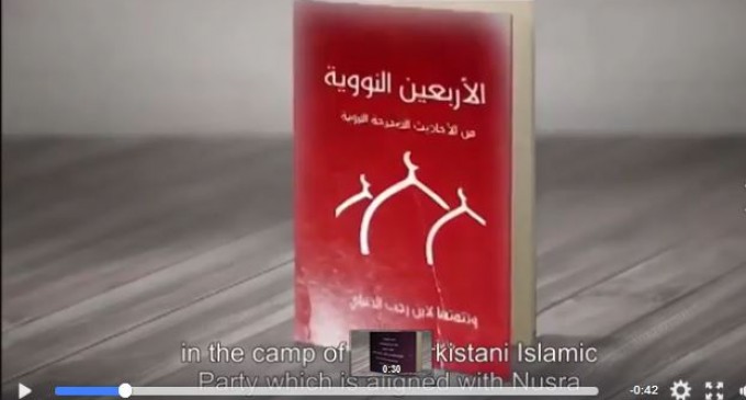 [Vidéo] | L’organisation terroriste salafiste Ahrar Al sham a publiée des livres qui expliquent comment asservir les femmes