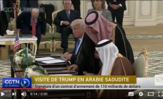 Les USA signent un contrat de 110 milliards de dollars d’armes avec l’Arabie saoudite !!!