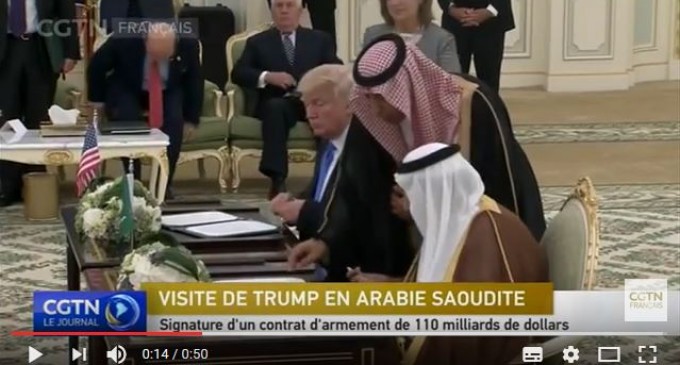 Les USA signent un contrat de 110 milliards de dollars d’armes avec l’Arabie saoudite !!!