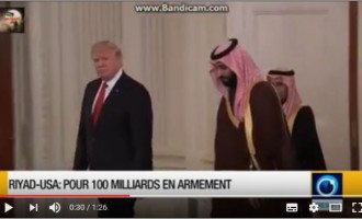 TRUMP AL SAOUD , UN CONTRAT D ARMEMENT DE 100 MILLIARDS DE DOLLARS !!