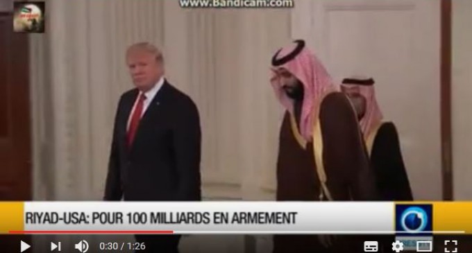TRUMP AL SAOUD , UN CONTRAT D ARMEMENT DE 100 MILLIARDS DE DOLLARS !!