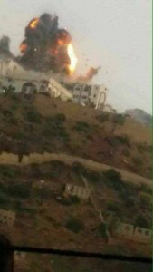 La maudite aviation saoudienne bombarde l’hôtel Sofitel à Taiz2