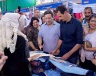 Le Président syrien Bachar al-Assad visite la foire « Made in Syrie » à Damas