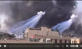 [Vidéo] | Les USA bombardent un hôpital à Mossoul il y a 2 jours avec du phosphore blanc, une arme chimique interdite
