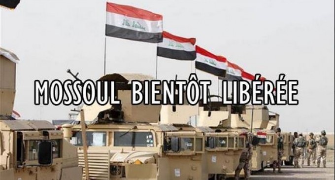 DERNIÈRE NOUVELLE : URGENT MOSSOUL BIENTÔT LIBÉRÉE. LES FORCES GOUVERNEMENTALES CONTRÔLENT 70% DE LA VILLE