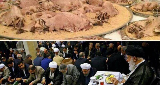 Repas rupture du jeûne: Arabie Saoudite vs Iran