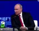 Vladimir Poutine démonte la propagande au sujet des attaques chimique en Syrie.