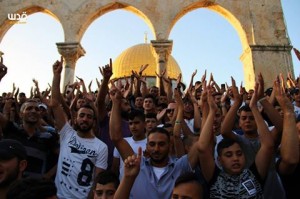 L'ambiance festive d'hier n'a pas été vécue par la mosquée Al-Aqsa depuis des années1