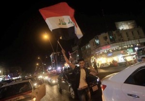 les habitants de Bagdad célèbrent la libération de Mossoul... Que voulez-vous dire à cette occasion 5