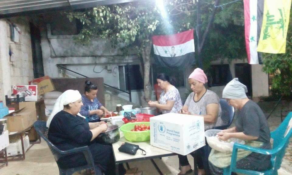 Aujourd'hui, les mères des martyrs préparent à manger aux soldats de l'Armée Arabe Syrienne à Hama - Syrie1
