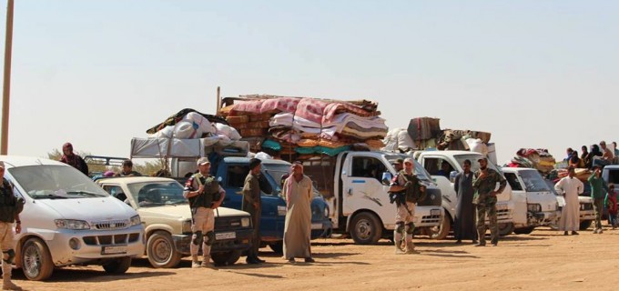 Sous la protection de l’armée Russe & Syrienne, 530 réfugiés sont retournés à Alep dans le camp de Manbij – Syrie