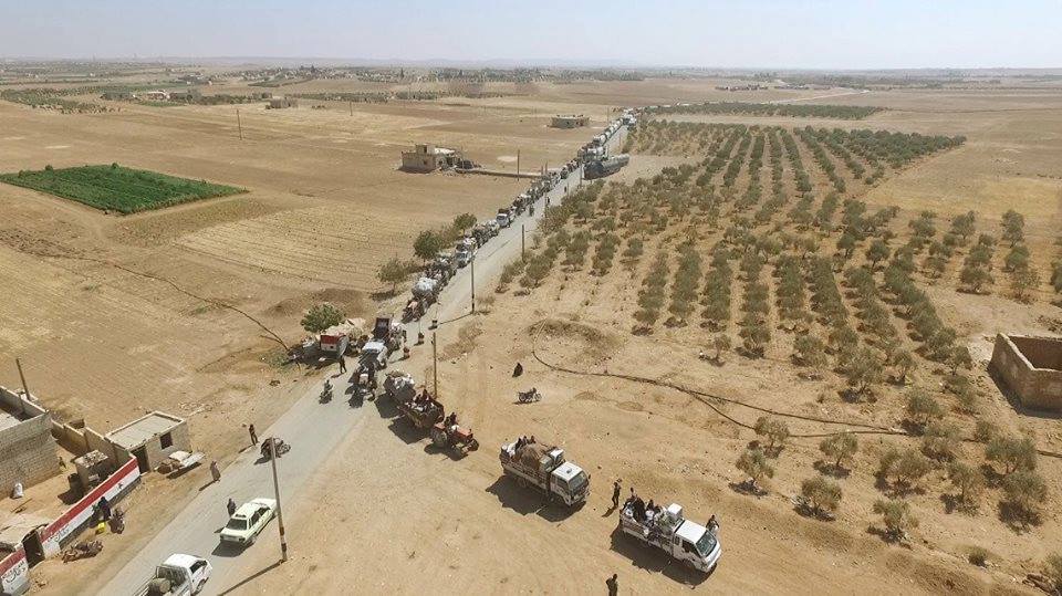 Sous la protection de l'armée Russie & Syrienne, 530 réfugiés sont retournés à Alep dans le camp de Manbij - Syrie3