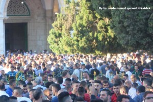 Photos de la prière de l'Aïd dans la mosquée bénie d'al-Aqsa !1