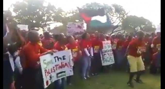 Regardez comment les Sud Africain soutiennent la Palestine