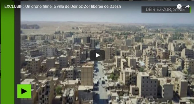 [Vidéo] | Un drone filme la ville de Deir ez-Zor libérée de Daesh