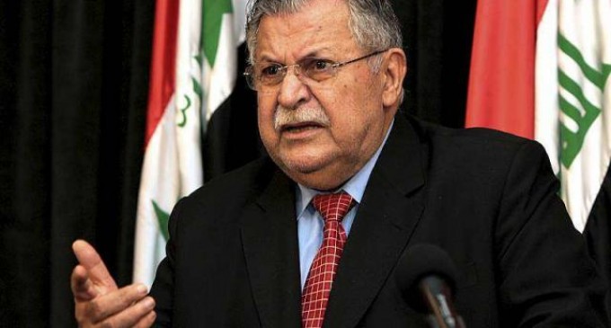 Jalal Talabani :  » L&rsquo;Indépendance Kurde est irréaliste, l&rsquo;intérêt kurde est de rester dans un Irak démocratique « 
