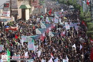 manifestation monstre à Saada (Yémen) pour commémorer le martyre de l’Imam Hussein (AS) - Petit fils du Prophète (P)3