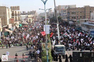 manifestation monstre à Saada (Yémen) pour commémorer le martyre de l’Imam Hussein (AS) - Petit fils du Prophète (P)4