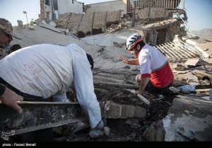 Des images de la province iranienne de Kermanshah, frontalière de l'Irak touchée par le violent séisme qui a fait plus de 300 morts et des milliers de victimes2