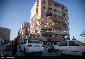 Des images de la province iranienne de Kermanshah, frontalière de l'Irak touchée par le violent séisme qui a fait plus de 300 morts et des milliers de victimes6