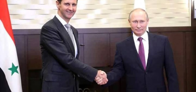 Le Président Bachar el-Assad se rend en Russie et rencontre son homologue russe Vladimir Poutine..