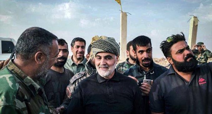 Le général iranien Qassem Soleimani combat actuellement aux cotés des forces syriennes à Al-Boukamal