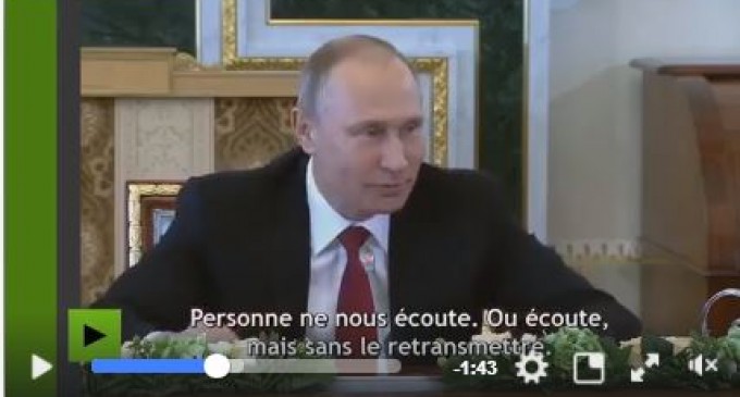 Regardez comment Vladimir Poutine remet en place des journalistes et DÉFEND L&rsquo;IRAN !
