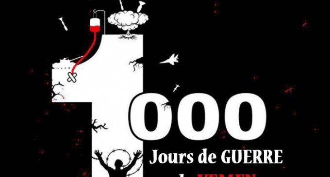 1000 jours que la coalition arabo-US continue de bombarder le Yémen