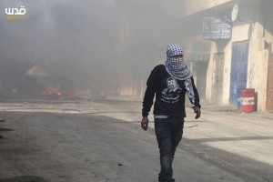 Affrontements à Qalqilya City dans la Cisjordanie occupée suite à la décision de Trump sur Jérusalem1