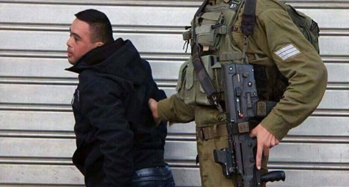 Les forces d’occupation israélienne arrêtent un jeune palestinien atteint de la trisomie 21