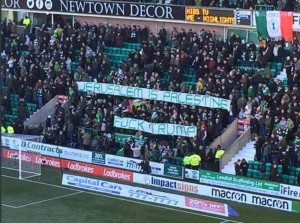 Les supporters de l’équipe de football écossaise - Celtic Glascow ont brandi ce week-end le drapeau de la Palestine lors du match&