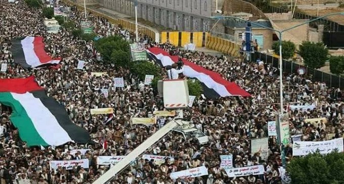 Malgré les bombardements, les tueries, les souffrances et le siège des sauvages assoiffés de sang..
