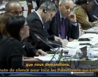 Regardez comment l&rsquo;ambassadrice cubaine a défendu les palestiniens au conseil de sécurité et demande une minute de silence pour tous les martyrs de Palestine