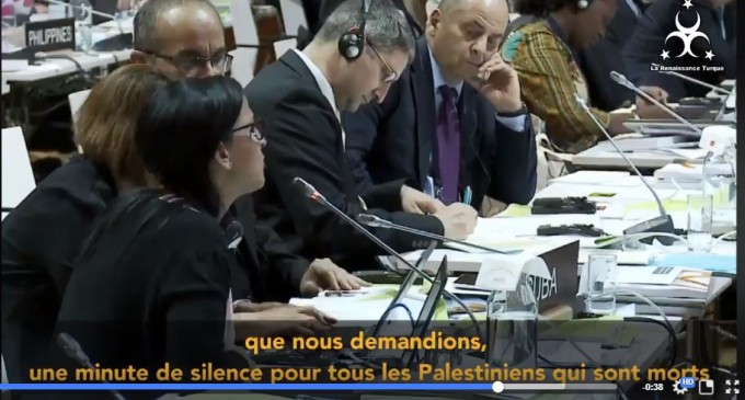 Regardez comment l&rsquo;ambassadrice cubaine a défendu les palestiniens au conseil de sécurité et demande une minute de silence pour tous les martyrs de Palestine