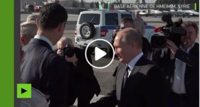 Vladimir Poutine se rend en Syrie pour rencontrer Bachar Al Assad et les soldats russes