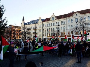 Hier Malmö en Suède - Manifestation en soutien à la Palestine1