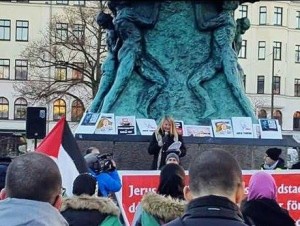Hier Malmö en Suède - Manifestation en soutien à la Palestine2