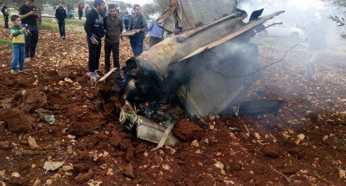 La première vidéo de l&rsquo;épave du F-16 israélien, qui a été abattu par la Syrie