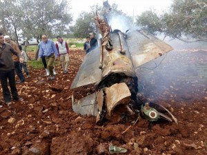 La DCA Syrienne abat un avion F-16 israélien3
