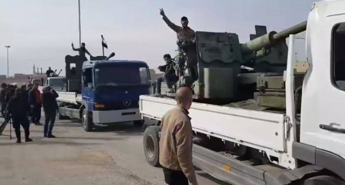 Les 1ères images du début du mouvement des forces populaires syriennes et de leur entrée dans la région d’Afrin dans la campagne du nord d’Alep. Qu’aimeriez-vous leur dire?