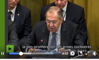 Lavrov : «L’armée US entraîne des Etats européens à utiliser des armes nucléaires contre la Russie»