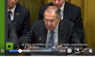 Lavrov : «L&rsquo;armée US entraîne des Etats européens à utiliser des armes nucléaires contre la Russie»