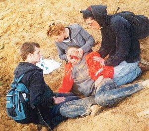 C’était le 16 mars 2003 à Gaza, Rachel Corrie, une militante américaine, a été tuée par un bulldozer israélien 5