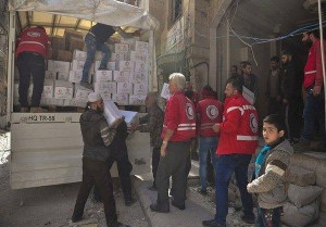 L'Armée Arabe Syrienne apporte une aide aux personnes dans la Ghouta orientale3