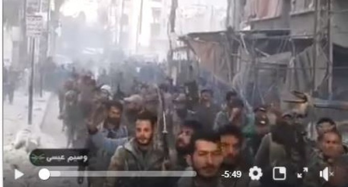 L&rsquo;Armée Arabe Syrienne libère Ayn Tarma, ville clé dans la Ghouta orientale