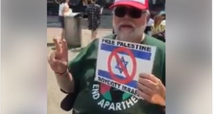 Voici Robert Van Noreen, un activiste pro-palestinien