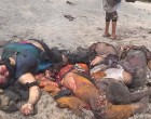 IMAGES CHOQUANTES 14 civils pour la plupart des femmes et des enfants tués lors d’un raid aérien de la coalition arabo-US